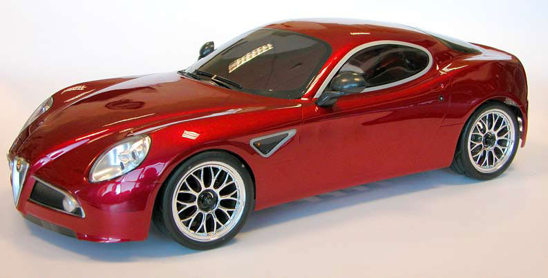 ラジコン ボディ 1/10 アルファロメオ 8C ラジコン ボディ 1/10