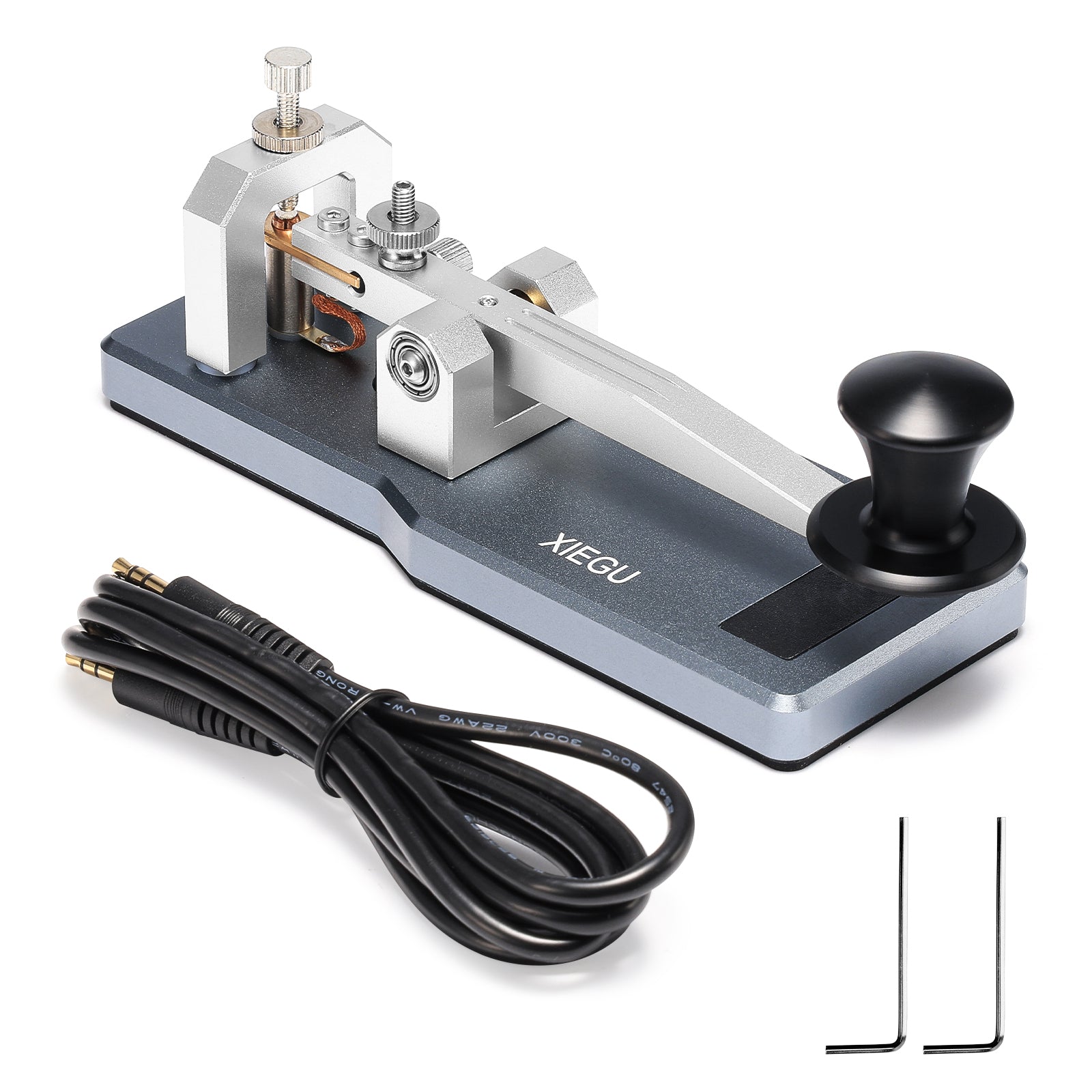 Xiegu VK-5 Mini CW Straight Key | Morse Code Key | 3.5mm Jack