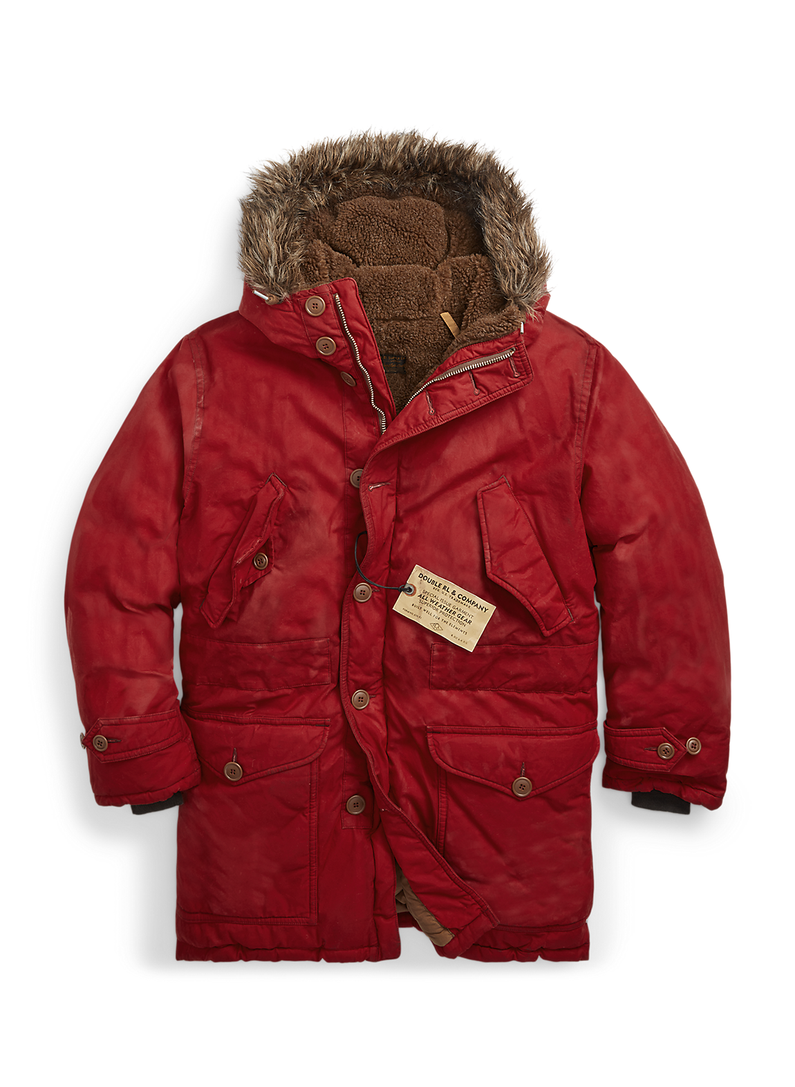 RRLの「フェイクファートリム オイルクロス パーカー」購入 : Re:BINO