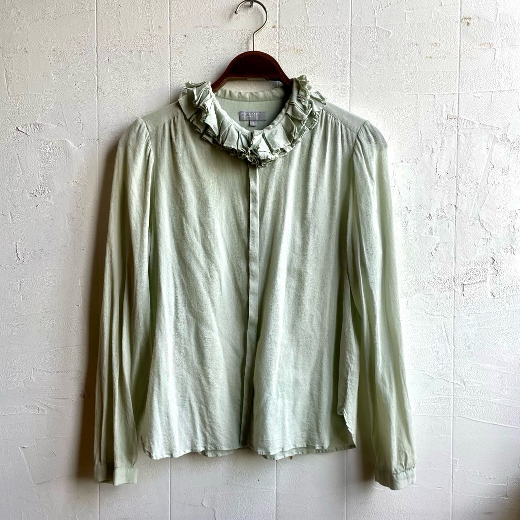 古着】マーガレットハウエル / MARGARET HOWELL シルク混 フリル襟