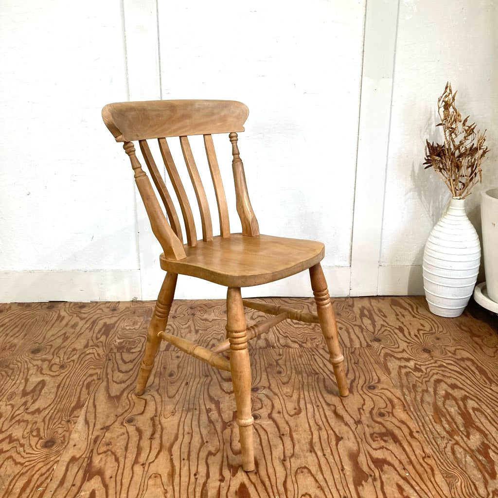 スラットバックチェア ウィンザーチェア ダイニングチェア ビーチ無垢