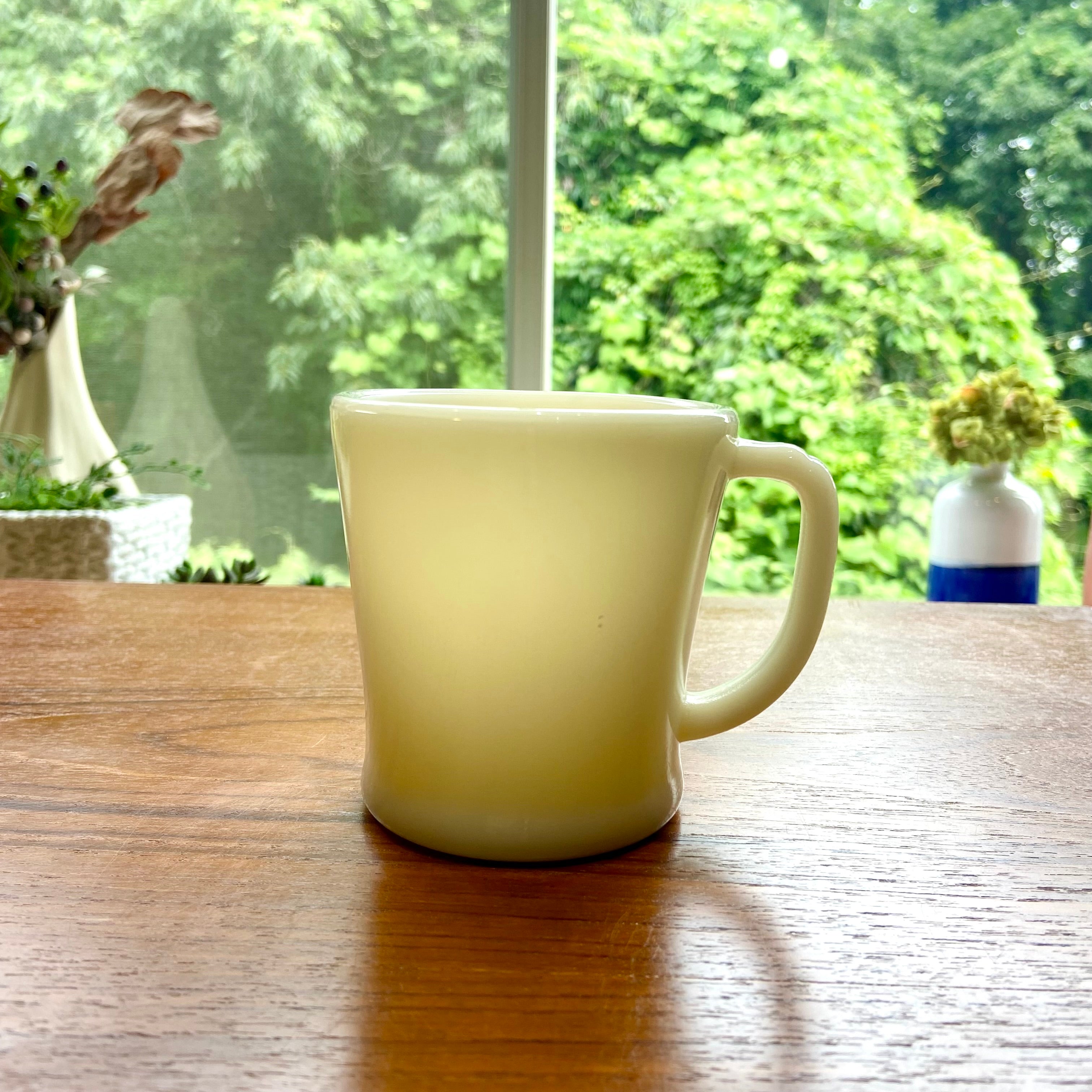 ファイヤーキング / Fire-King Dハンドルマグ アイボリー ヴィンテージ