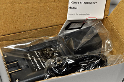 キヤノン「iVIS HF M31」用互換バッテリー「BP-819充電器セット」買っ