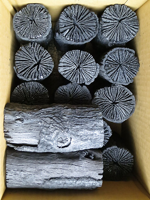 お稽古用】 炉用 胴炭 全国唯一 能勢菊炭、池田炭窯元直営店 炭販売