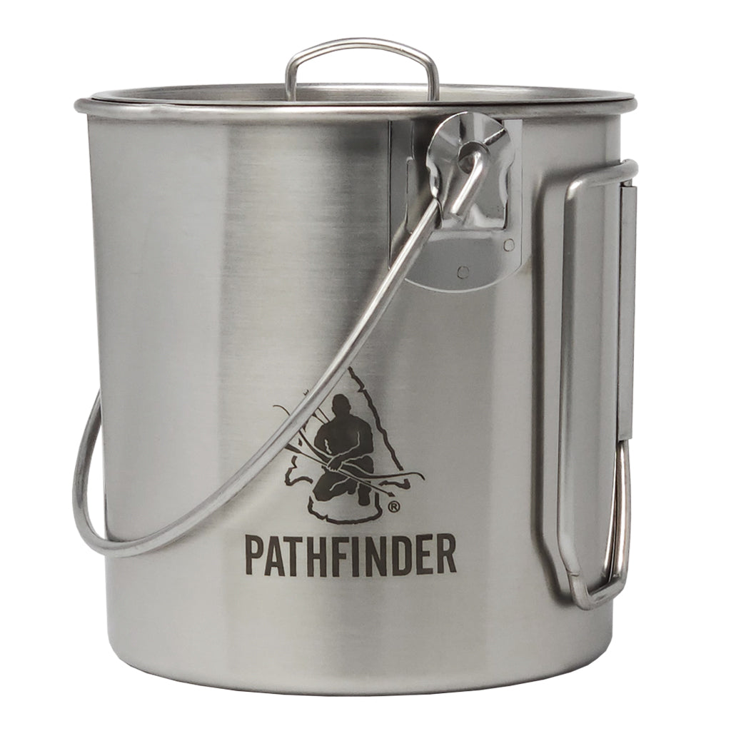 Stainless Steel 1 Quart Bush Pot | Self Reliance Outfitters