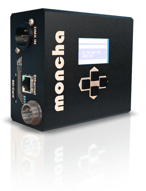 Moncha BOX製造中止 | レーザーショーのソフトウェアとハードの開発