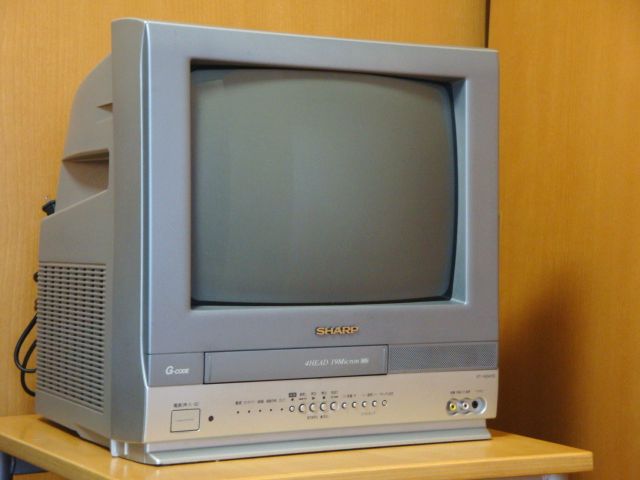 SHARP シャープ 14型 デュエット ビデオ内蔵テレビデオ VT-14GH10 2003