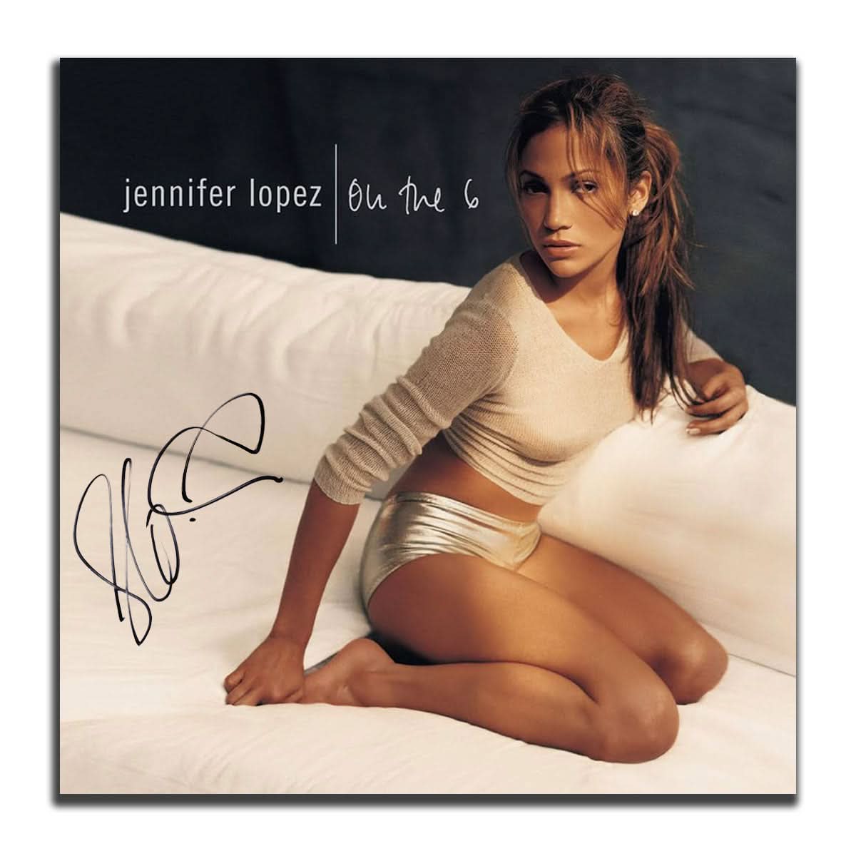 Jennifer Lopez JLO Signed ON THE 6 Autographed Vinyl Album LP JSA COA