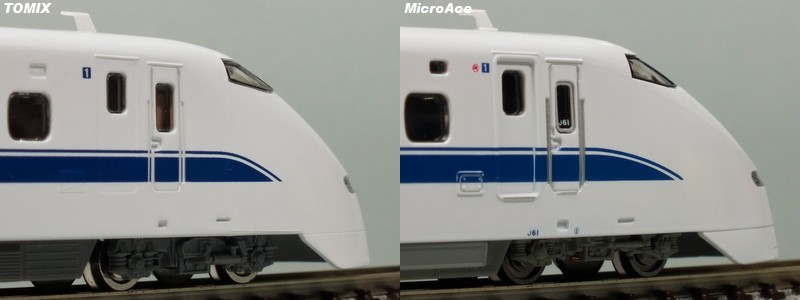 比較レビュー1 先頭形状・車体各部表現