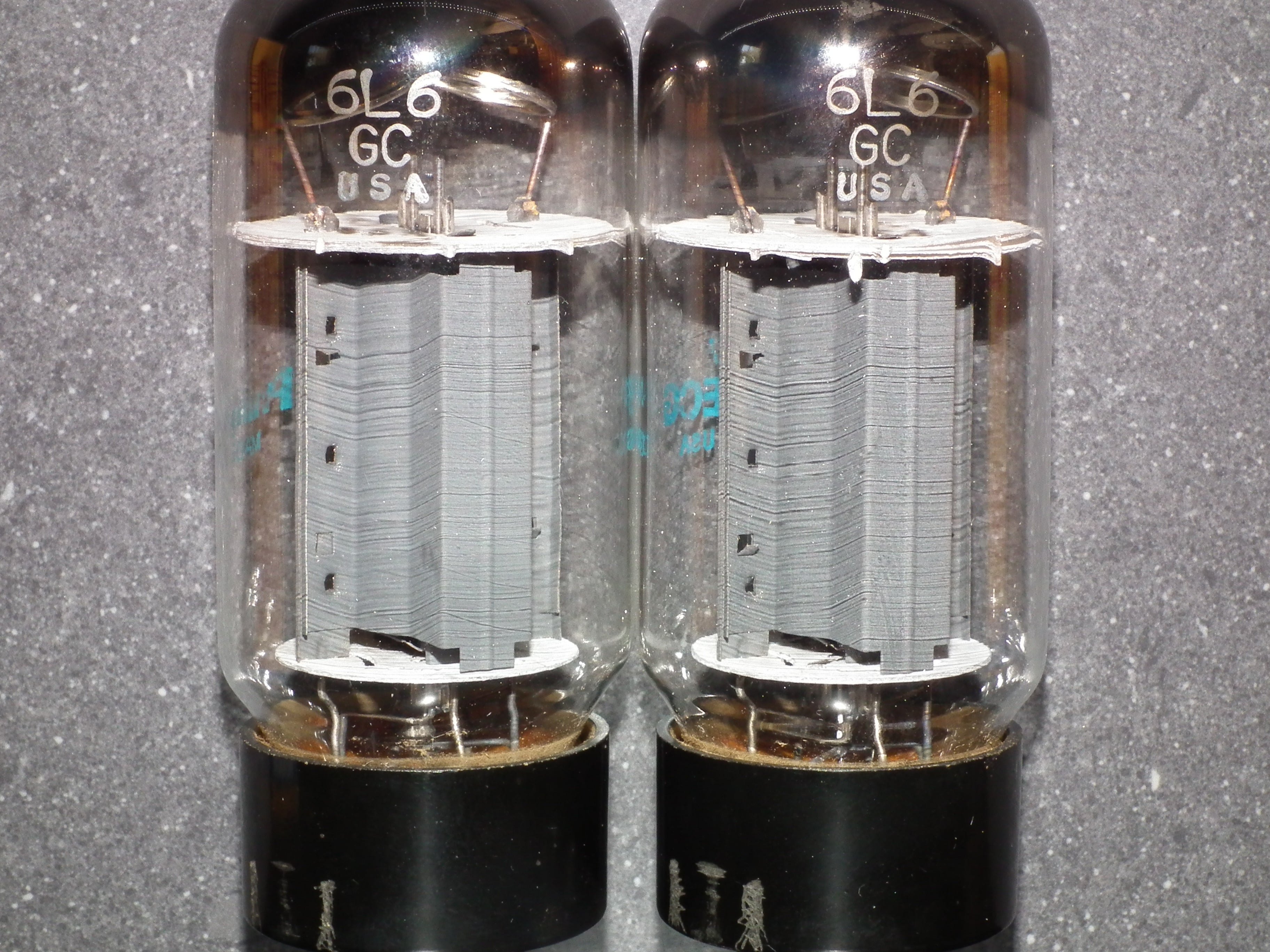 6L6GC Sylvania ECG Philips USA Matched Pair Tested NOS – tubes.rs