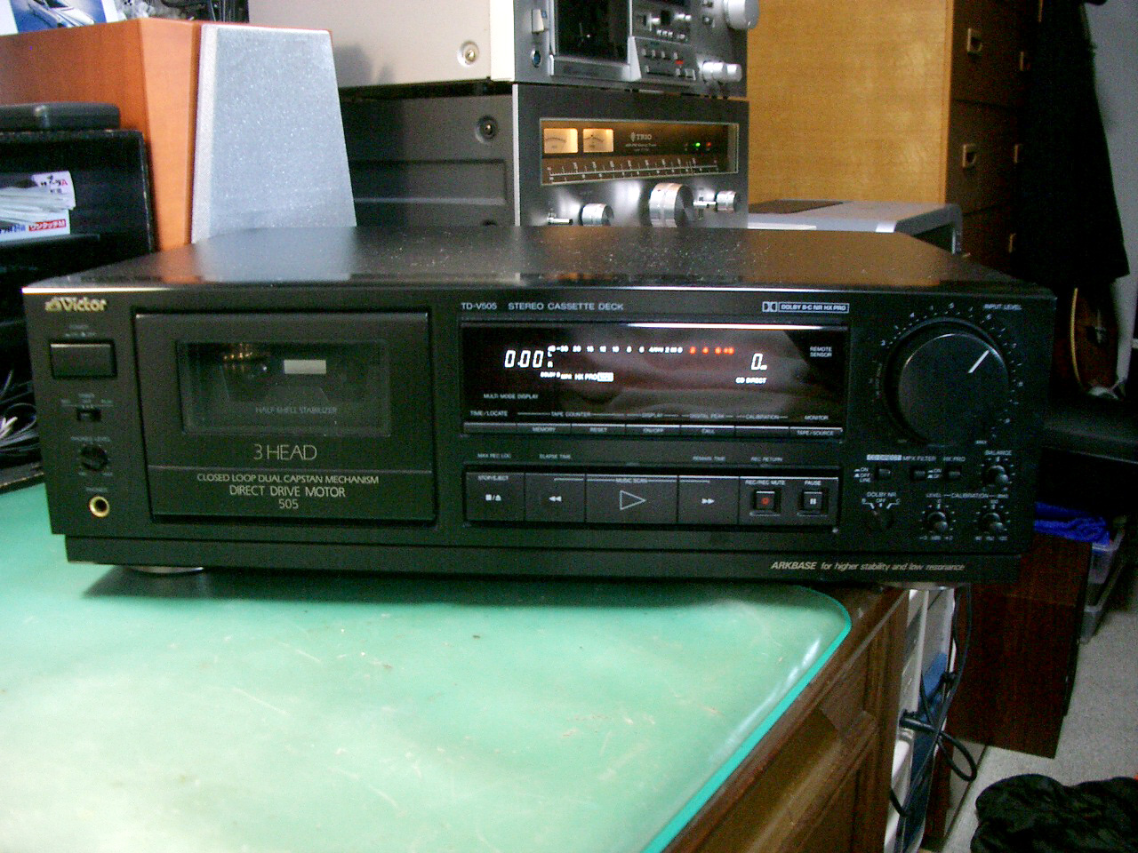 Victor カセットデッキ TD-V505 の修理