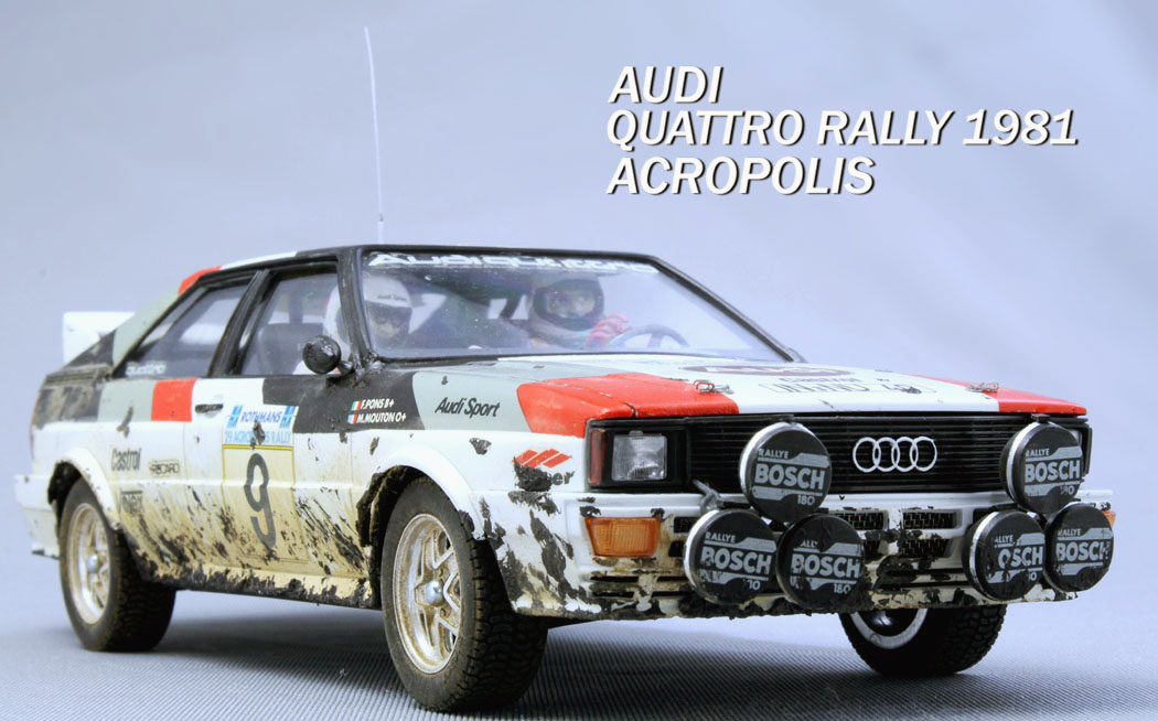 タミヤ アウディ クアトロ ラリー 1/24