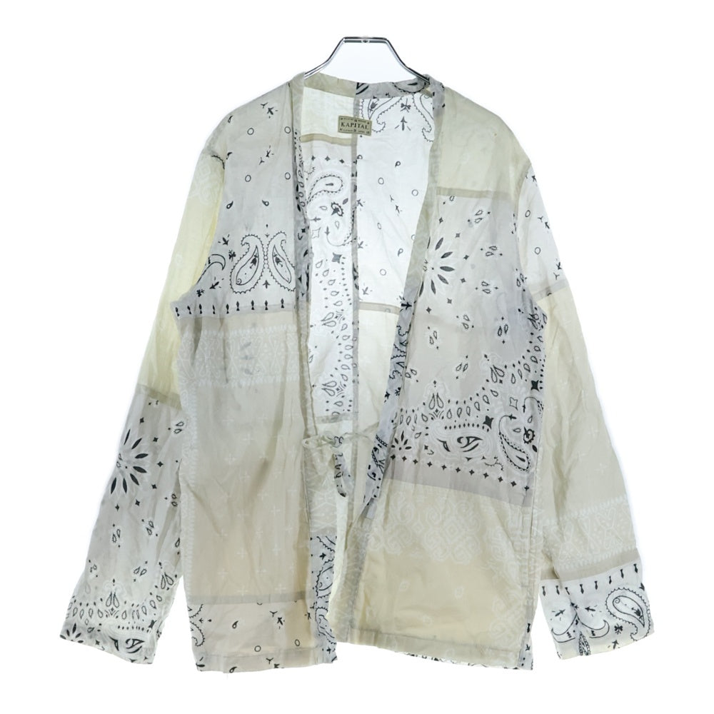 KAPITAL(キャピタル) 19SS ペイズリーバンダナパッチワークシャツ ノー