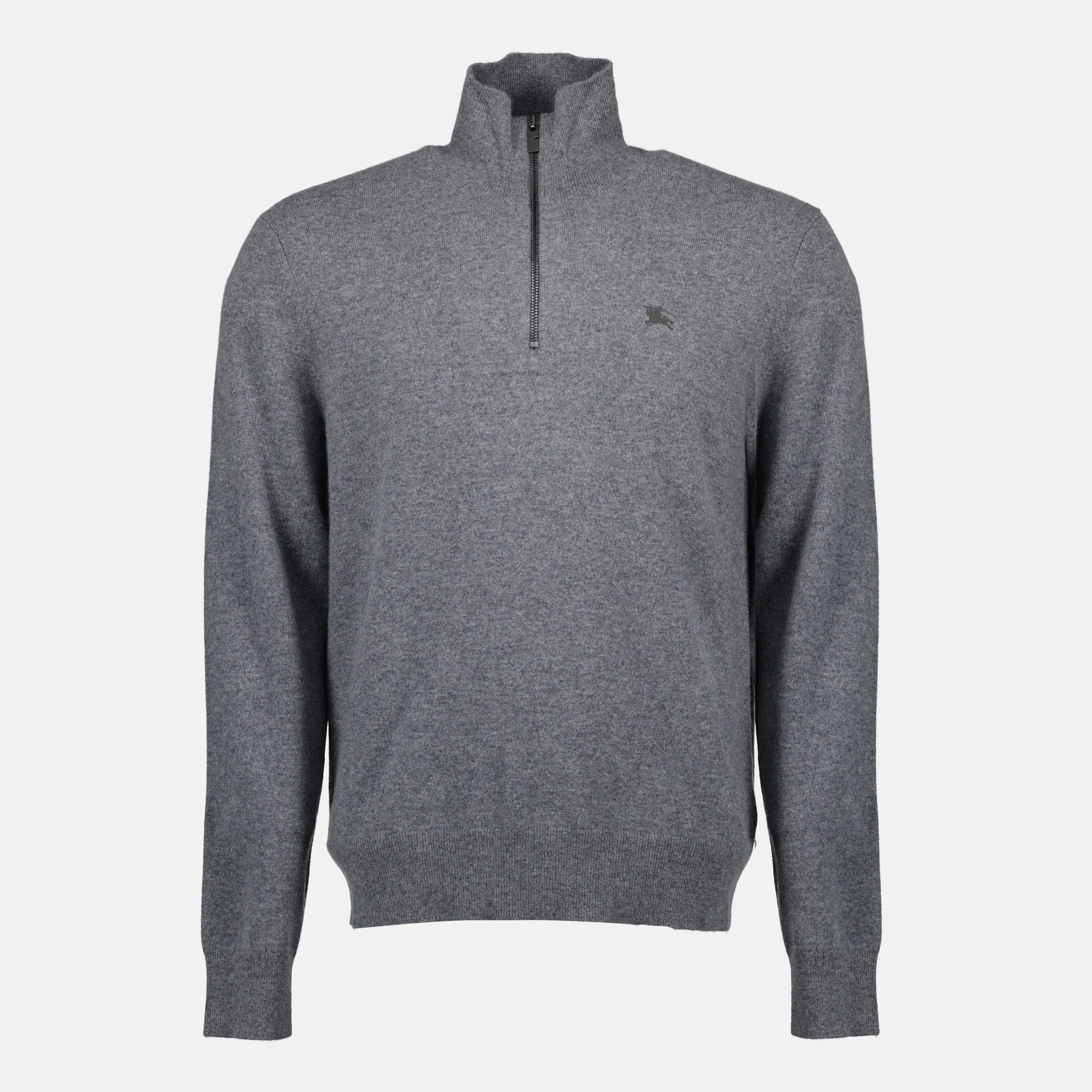 グレーのジップアップカシミヤセーター - バーバリー | WE IN STYLE