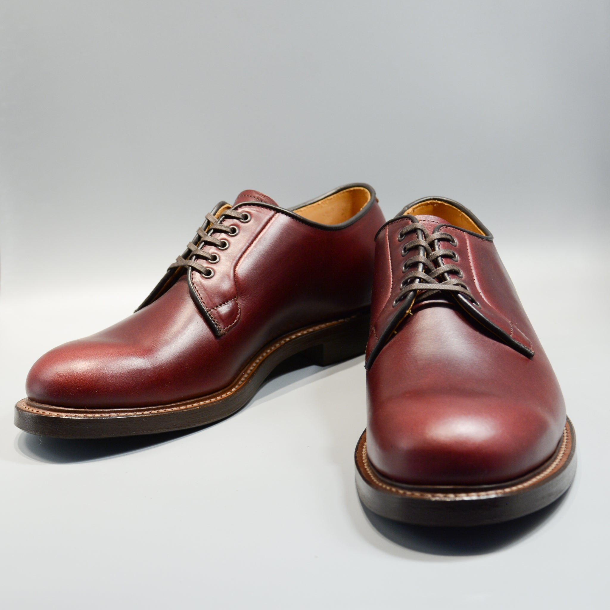 15066 PLAIN TOE BLUCHER BURGUNDY – WHEELROBE
