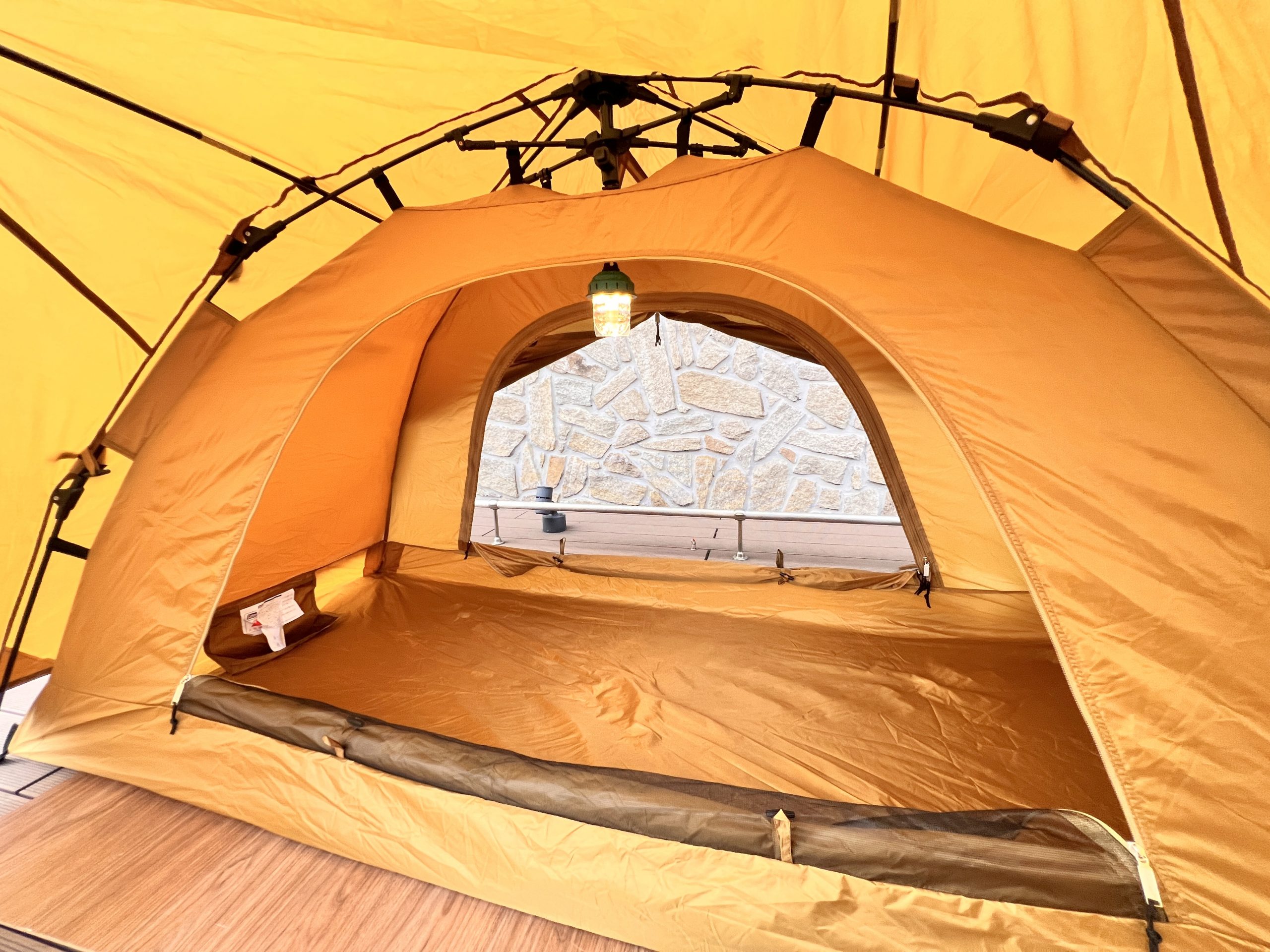 お手軽にテント泊を楽しもう！コールマン インスタントアップドームS