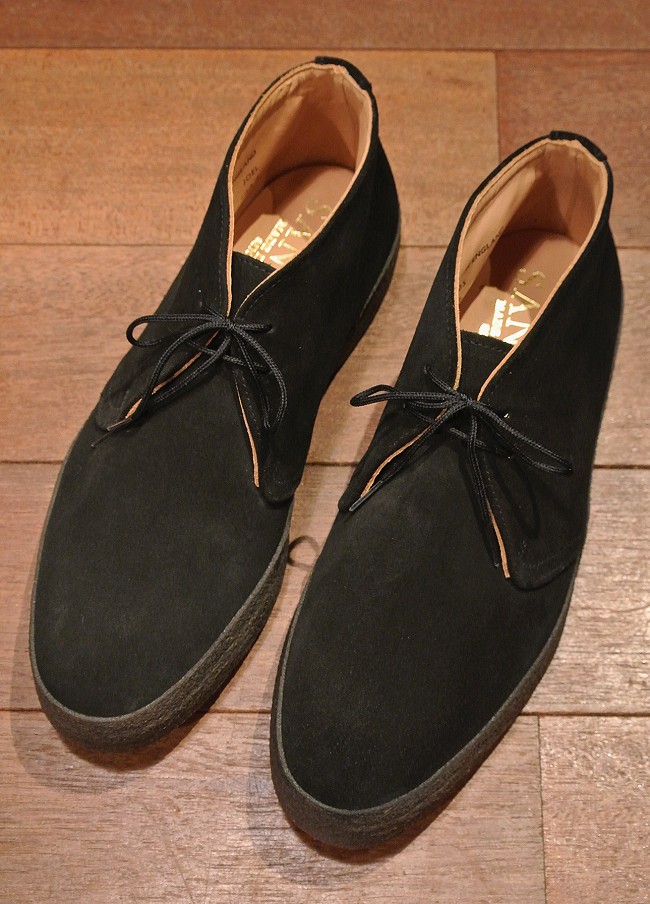 SANDERS マッドガード スウェード チャッカブーツ イングランド製