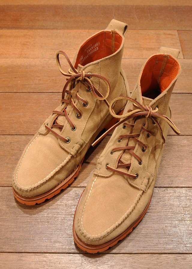 ポロラルフローレン アメリカ製 モカシンブーツ & イタリア製 プレーン