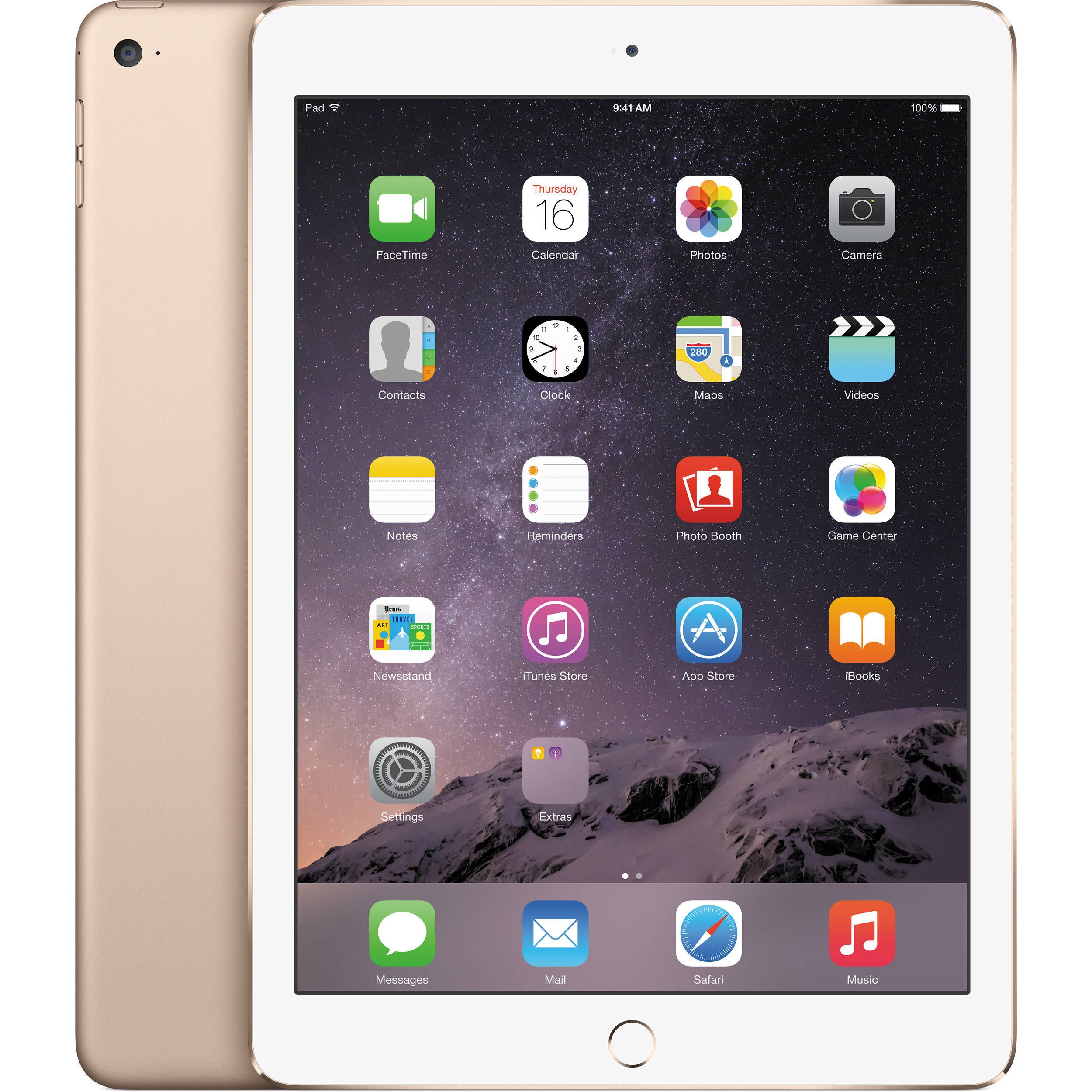iPad Air 2 Wi-Fi Cellular 128GB - Gold at ₹ 49900 | Apple iPad in
