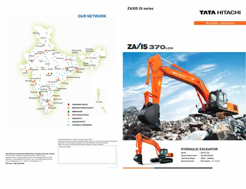 New Tata Hitachi Zx370 Zaxis, 28.4 Hp at ₹ 11600000 in Pune | ID