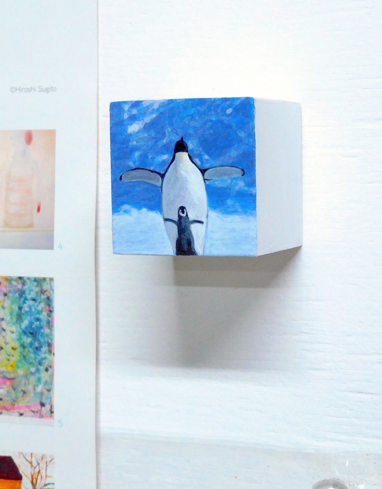 マレーシア東海岸 市場の女性油彩画 木製フレーム