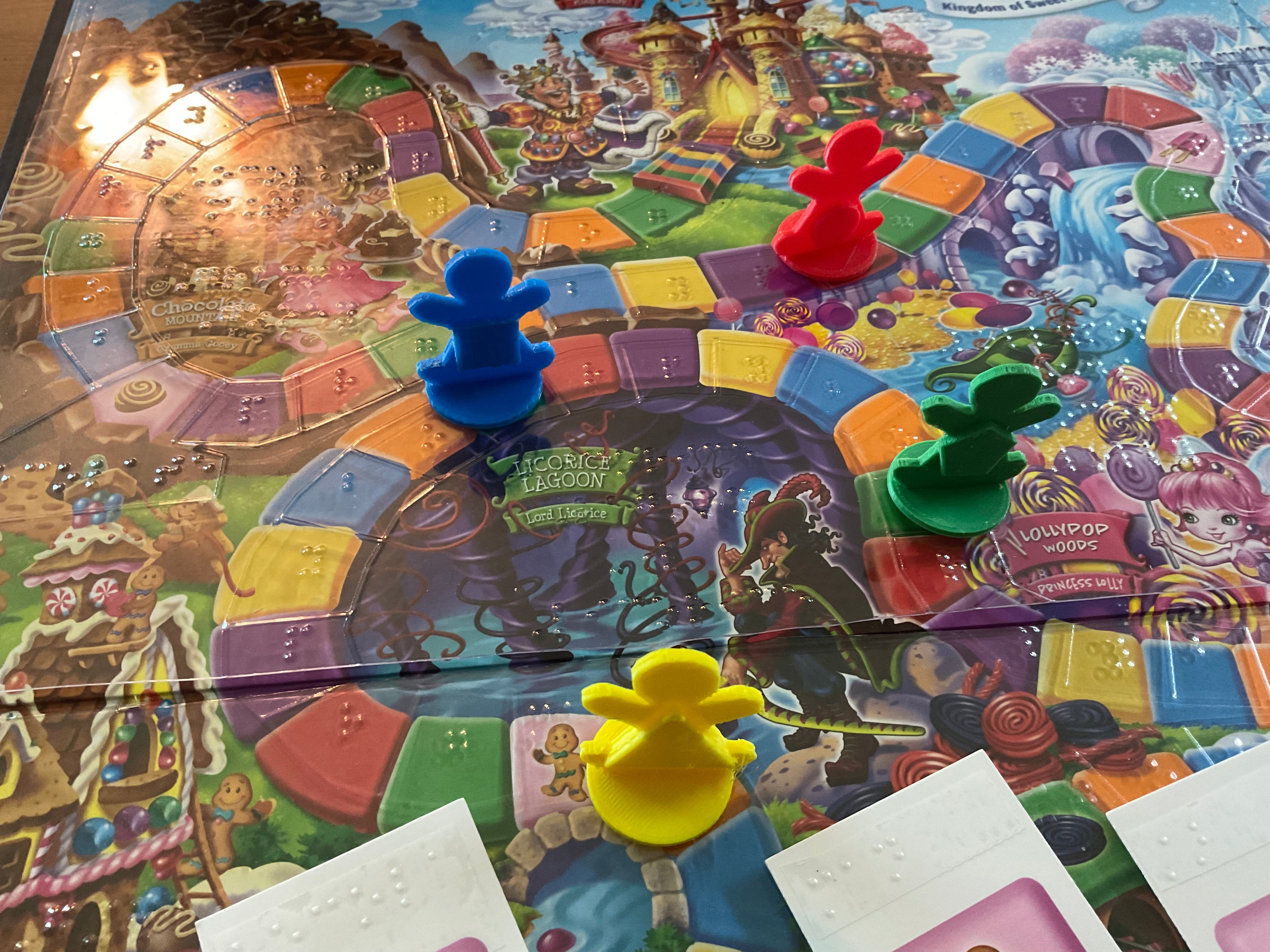 Candy Land Accessibility Kit – 64 Ounce Braille