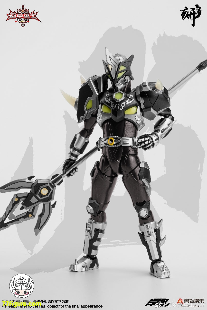 異次元重工 DI-AH-12 『鎧甲勇士』クロサイ 塗装済み可動フィギュア