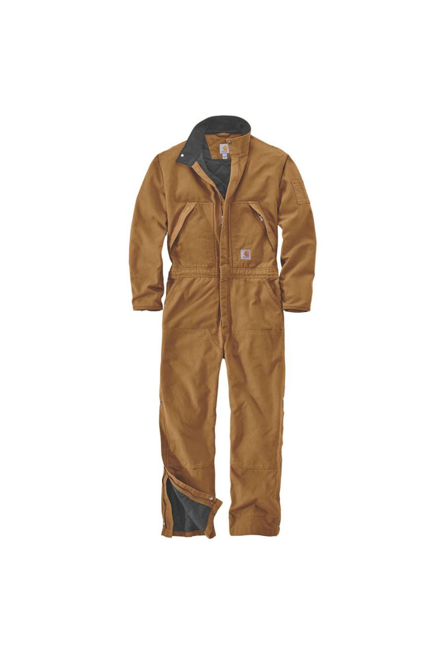 Carhartt 104396 Washed duck insultated coverall - Carhartt brown
