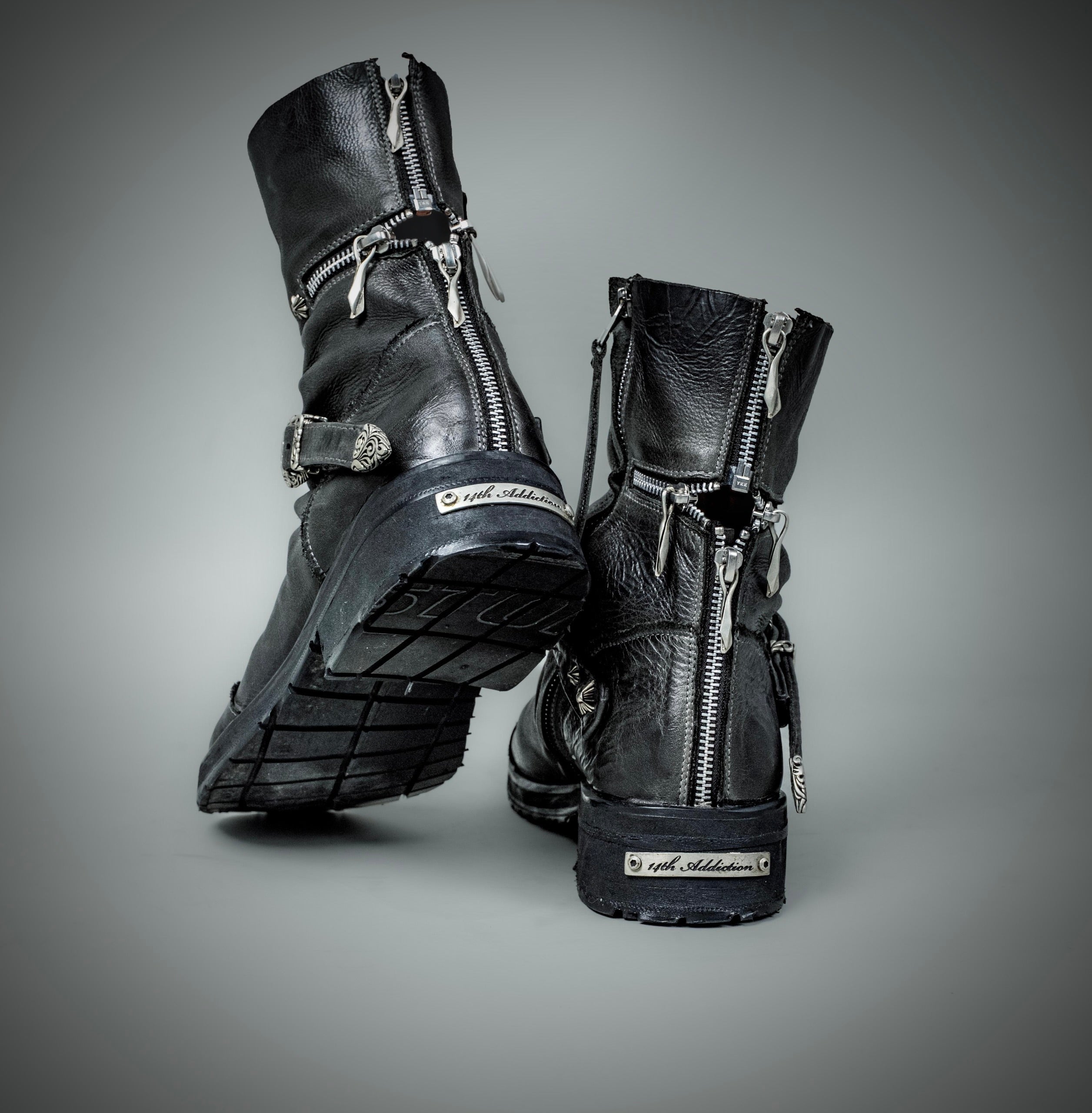 Cross Zip Boots – 14th Addiction