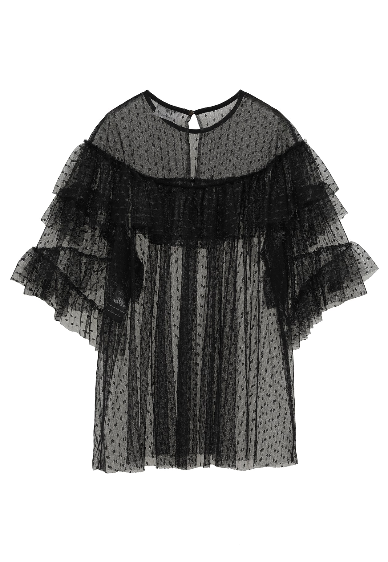 ドットチュールフリルブラウス】｜1er Arrondissement（プルミエ