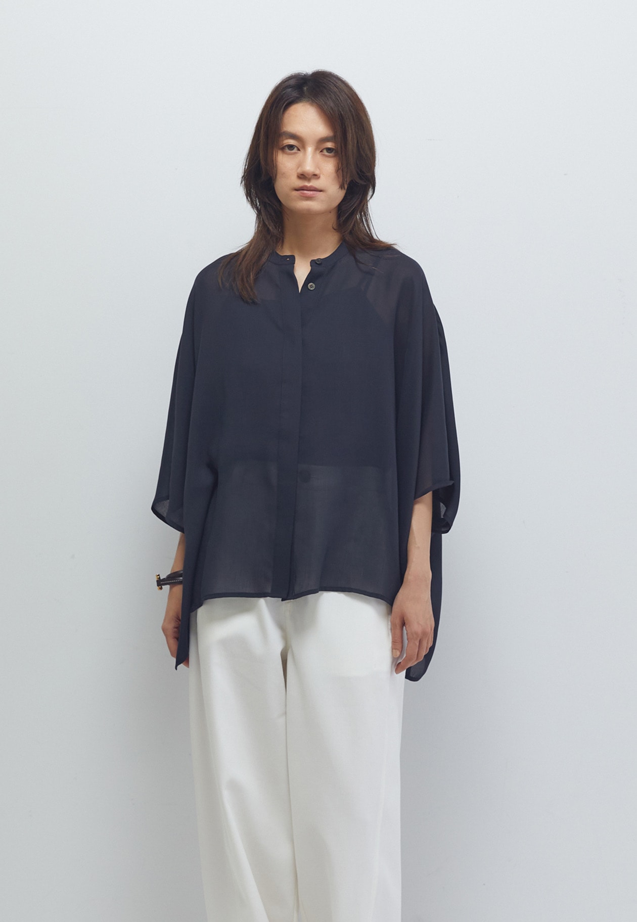 スタンドカラーボイルシャツ】｜1er Arrondissement（プルミエ アロン