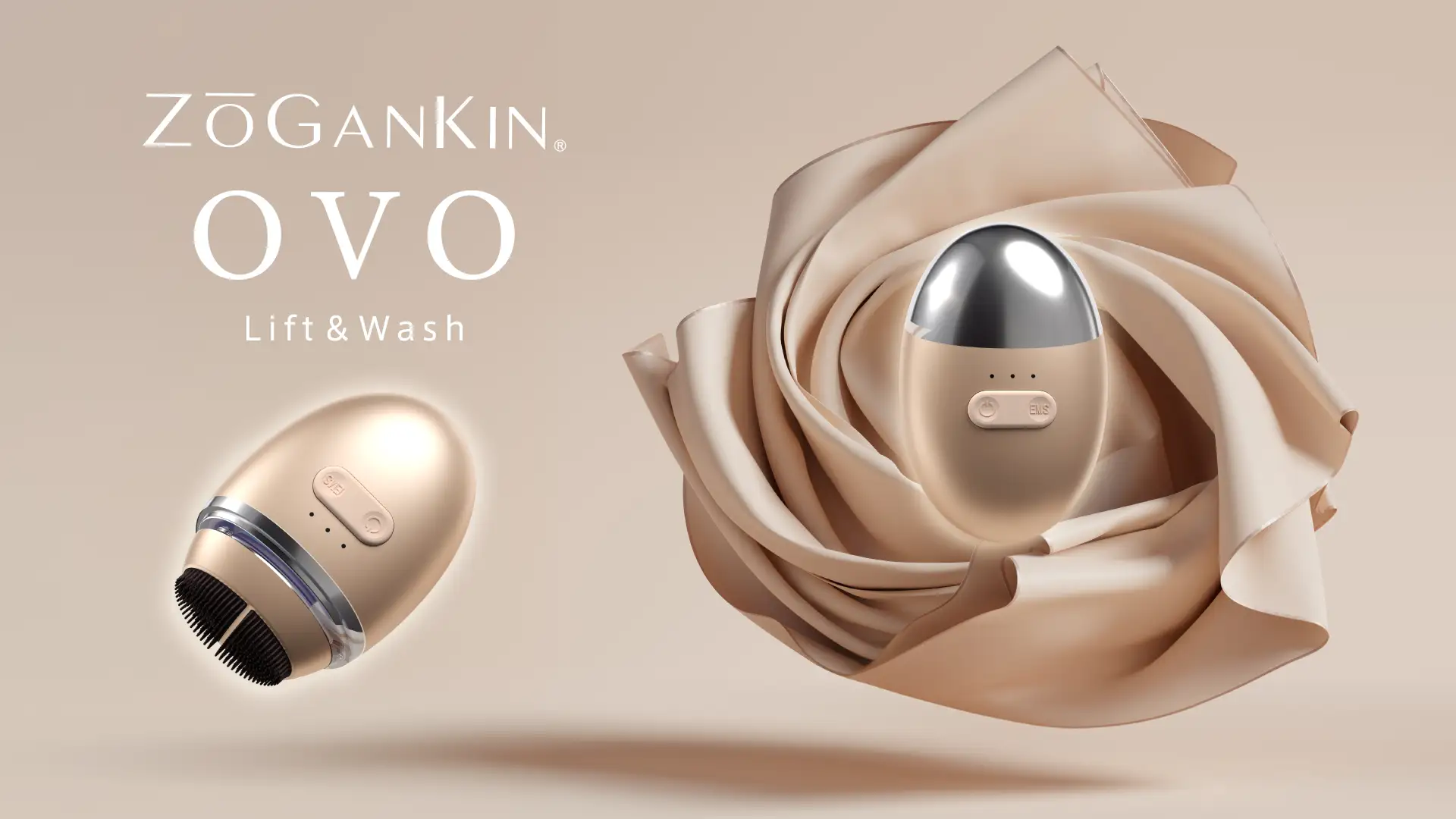 ZOGANKIN OVO Lift&Wash Cosmetology device for cleansing and