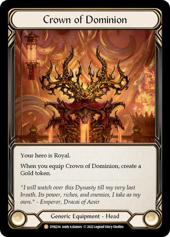 Crown of Dominion - Dynasty - Flesh and Blood TCG - TCGplayer.com
