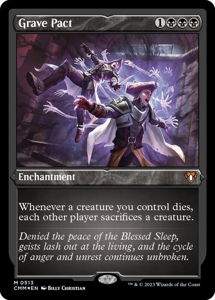 Grave Pact (Foil Etched) - Commander Masters - Magic: The