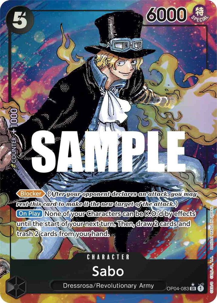 Sabo (Alternate Art) - Kingdoms of Intrigue - One Piece Card Game