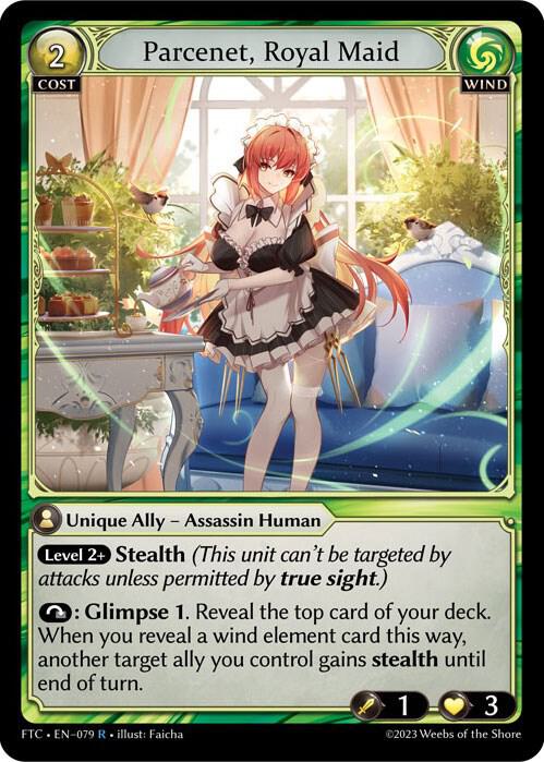Parcenet, Royal Maid - Fractured Crown - Grand Archive TCG