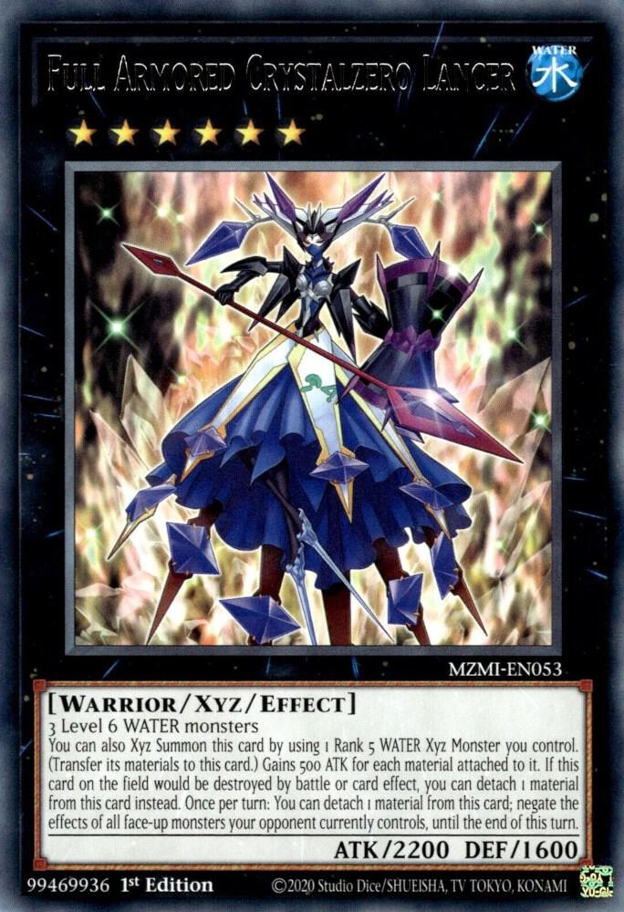 Full Armored Crystalzero Lancer - Maze of Millennia - YuGiOh