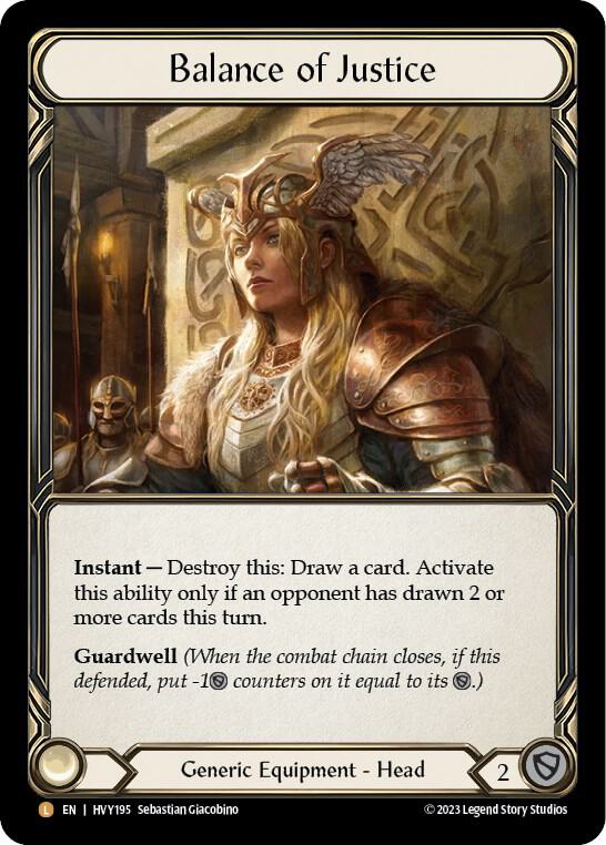 Balance of Justice - Heavy Hitters - Flesh and Blood TCG