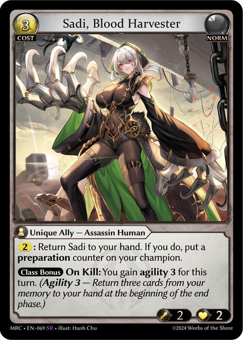 Sadi, Blood Harvester - Mercurial Heart - Grand Archive TCG