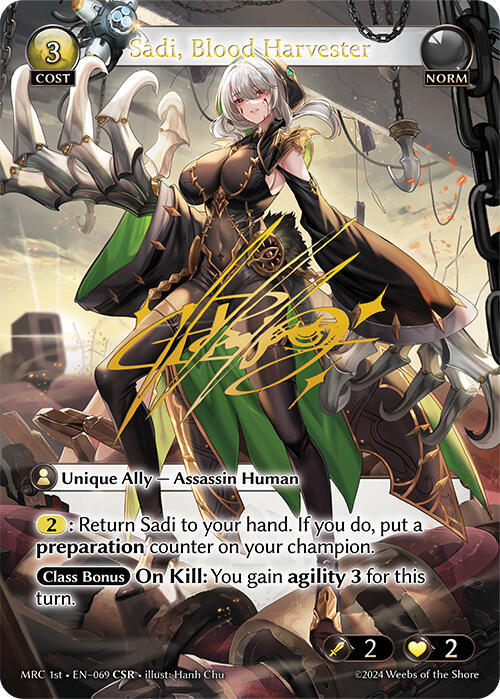 Sadi, Blood Harvester (CSR) - Mercurial Heart - Grand Archive TCG