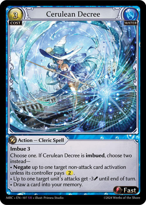 Cerulean Decree - Mercurial Heart - Grand Archive TCG - TCGplayer.com