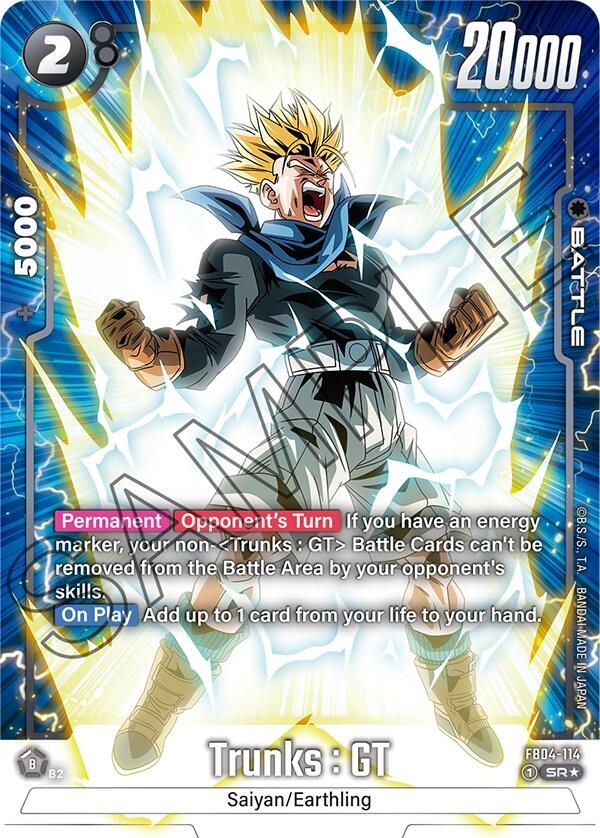 Trunks : GT- FB04-114 (Alternate Art) - Ultra Limit - Dragon Ball