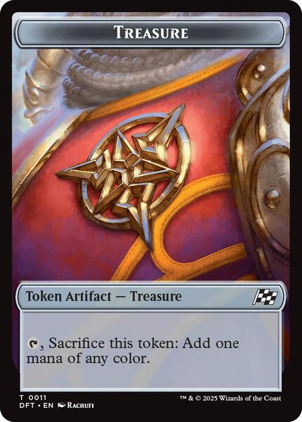Treasure // Pilot Double-Sided Token - Aetherdrift - Magic: The