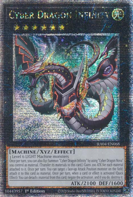 Cyber Dragon Infinity (Alternate Art) (Quarter Century Secret Rare
