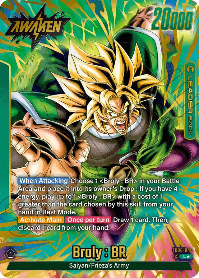 Broly : BR - FB06-048 (Alternate Art) - Rivals Clash - Dragon Ball