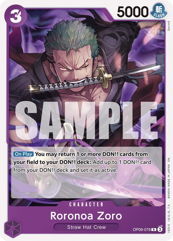 Roronoa Zoro (Reprint) - Starter Deck 26: PURPLE/BLACK Monkey.D