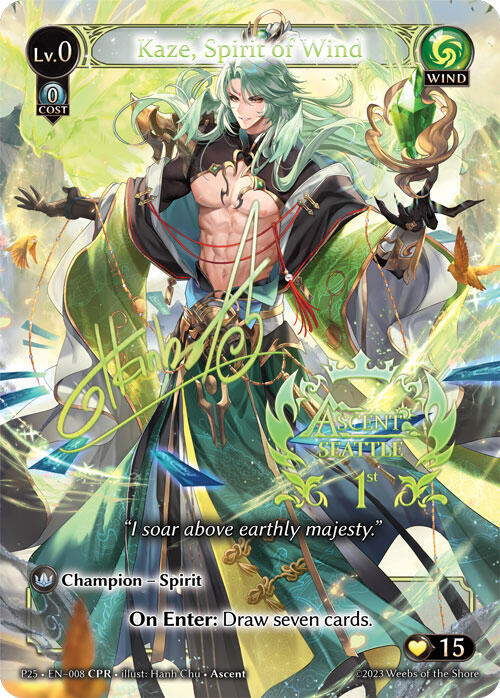 Kaze, Spirit of Wind (CPR) - Promotional Cards - Grand Archive TCG