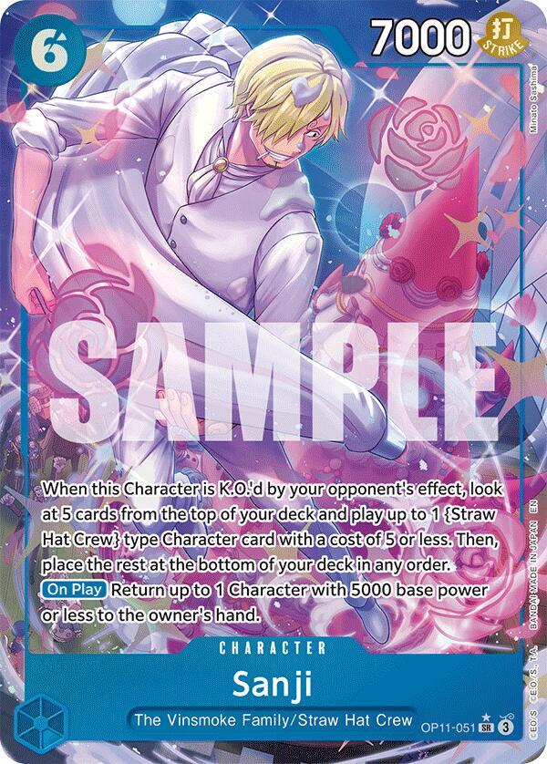 Sanji (Alternate Art) - A Fist of Divine Speed - One Piece Card