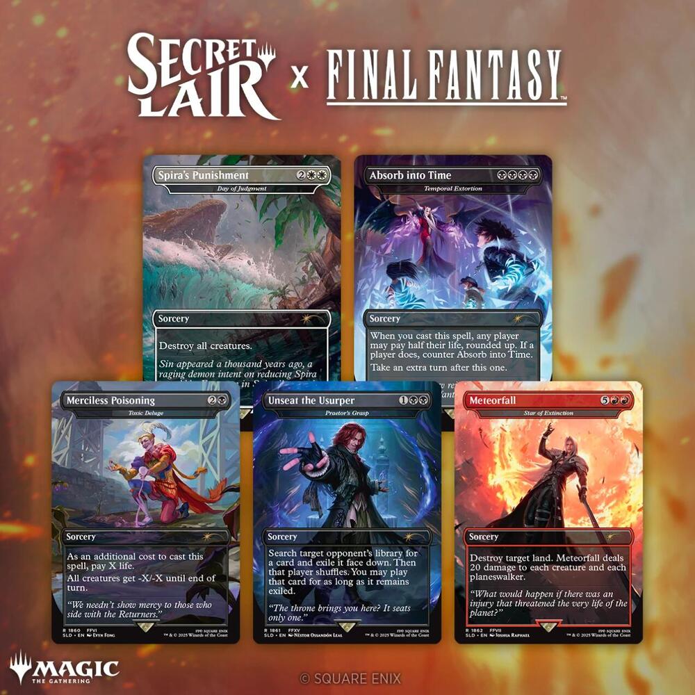 Secret Lair x FINAL FANTASY: Game Over - Non-Foil Edition - Secret