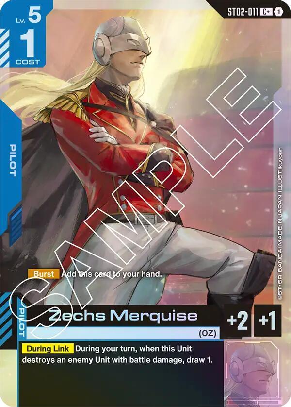 Zechs Merquise (C+) - Starter Deck 02: Wings of Advance - Gundam